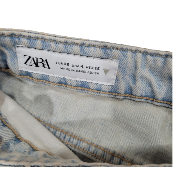 Zara NWT TRF Bootcut Mid-rise jeans Size 4 - Picture 4 of 6